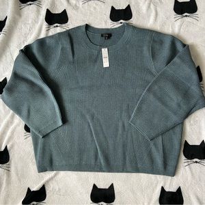 NWT J. Crew Ribbed Stretch Crewneck Sweater Size 2X